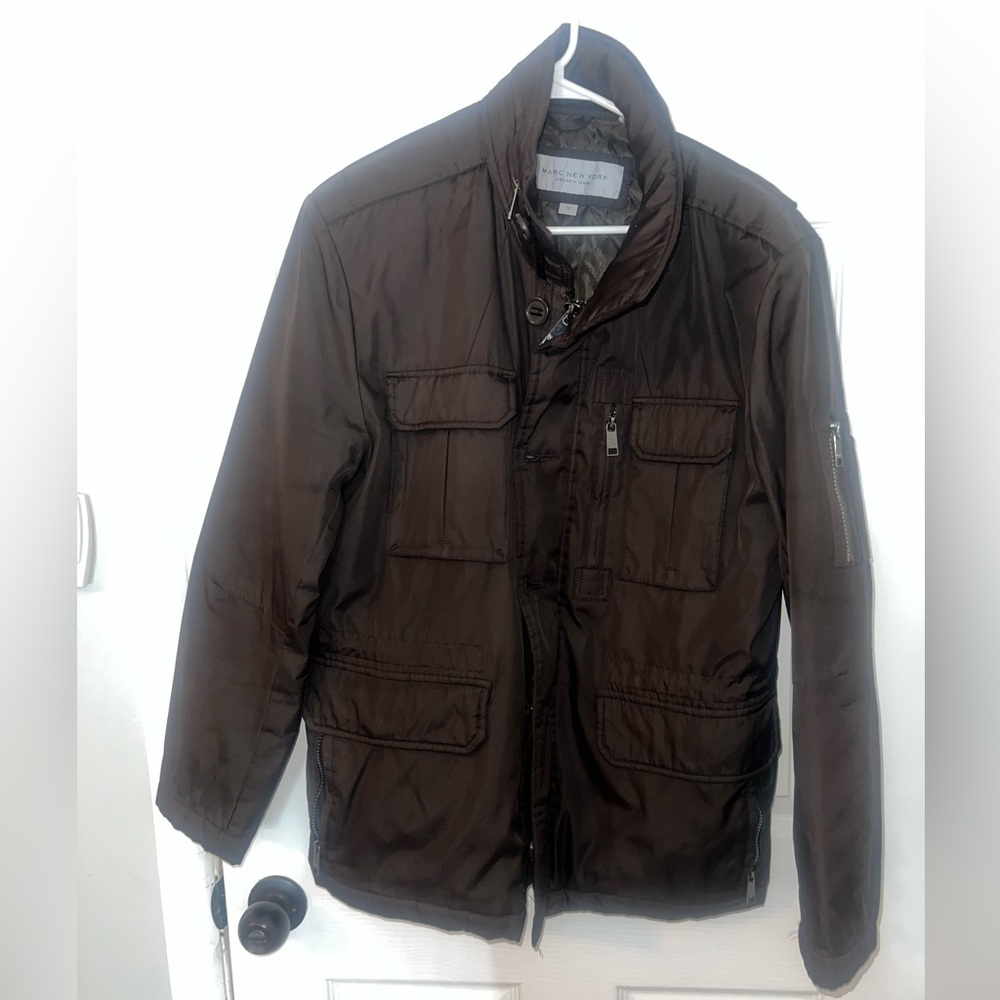 Men's Classic Brown Military Field Jacket